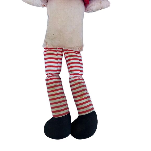 Raggedy Ann Doll Vintage 18" Unbranded I Love You Heart No Clothes Cute Floppy - Picture 11 of 13